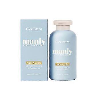 Citrus & Cedar Scent Body Wash Natural Formula Rich Creamy Lather Shower Gel Long Lasting Fresh Fragrance Soft Hydrate Skin for Daily Shower,100ML_JH8