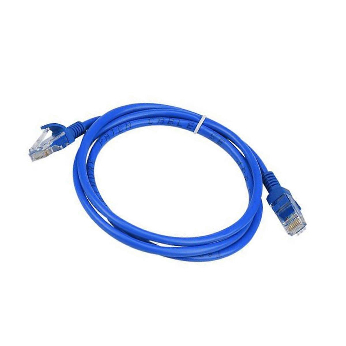 Network Connection Blue Cable Cord for Internet Long Practical Use