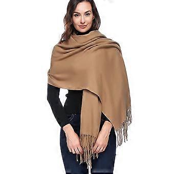 Scialle in lana di cashmere, sciarpa in pashmina spessa e morbida, sciarpe in cashmere per donna, sciarpa di grandi dimensioni, foulard per la testa per donna S04