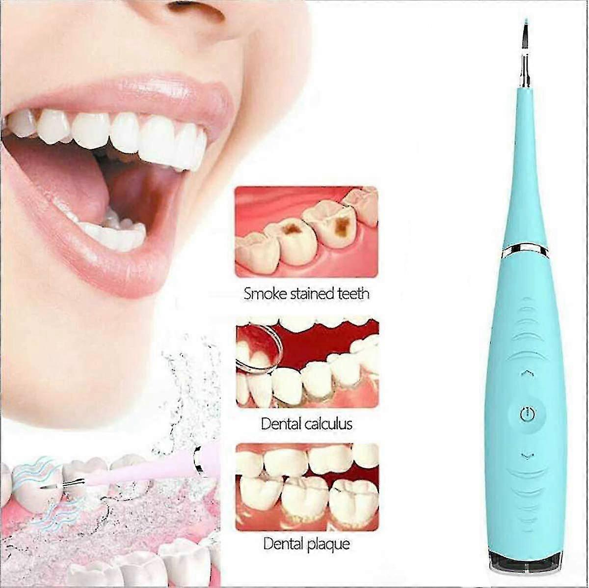 Plaque Remover, Rechargeable Tooth Cleaner - 5 Cleaning Modes