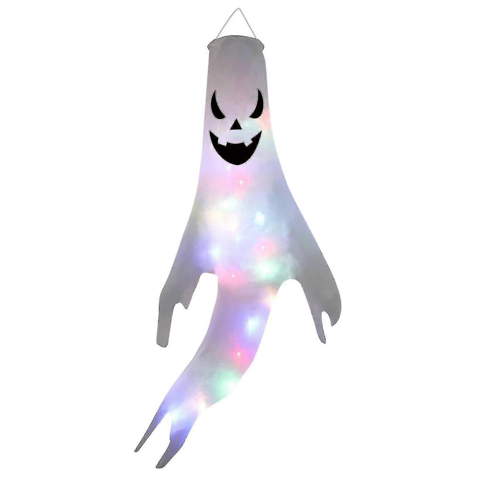 Halloween Decorative Printing Led Light String Ghost Pendant