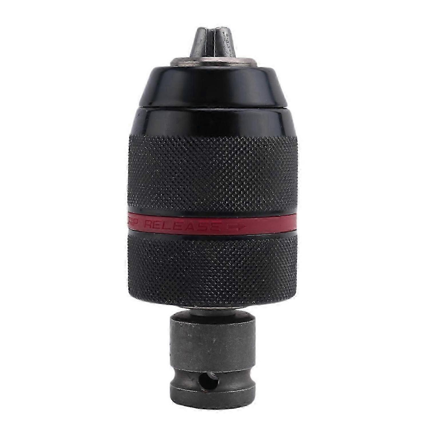 Keyless Drill Chuck with SDS-Plus Shank Hex Shank Socket Square Wrench Adapter