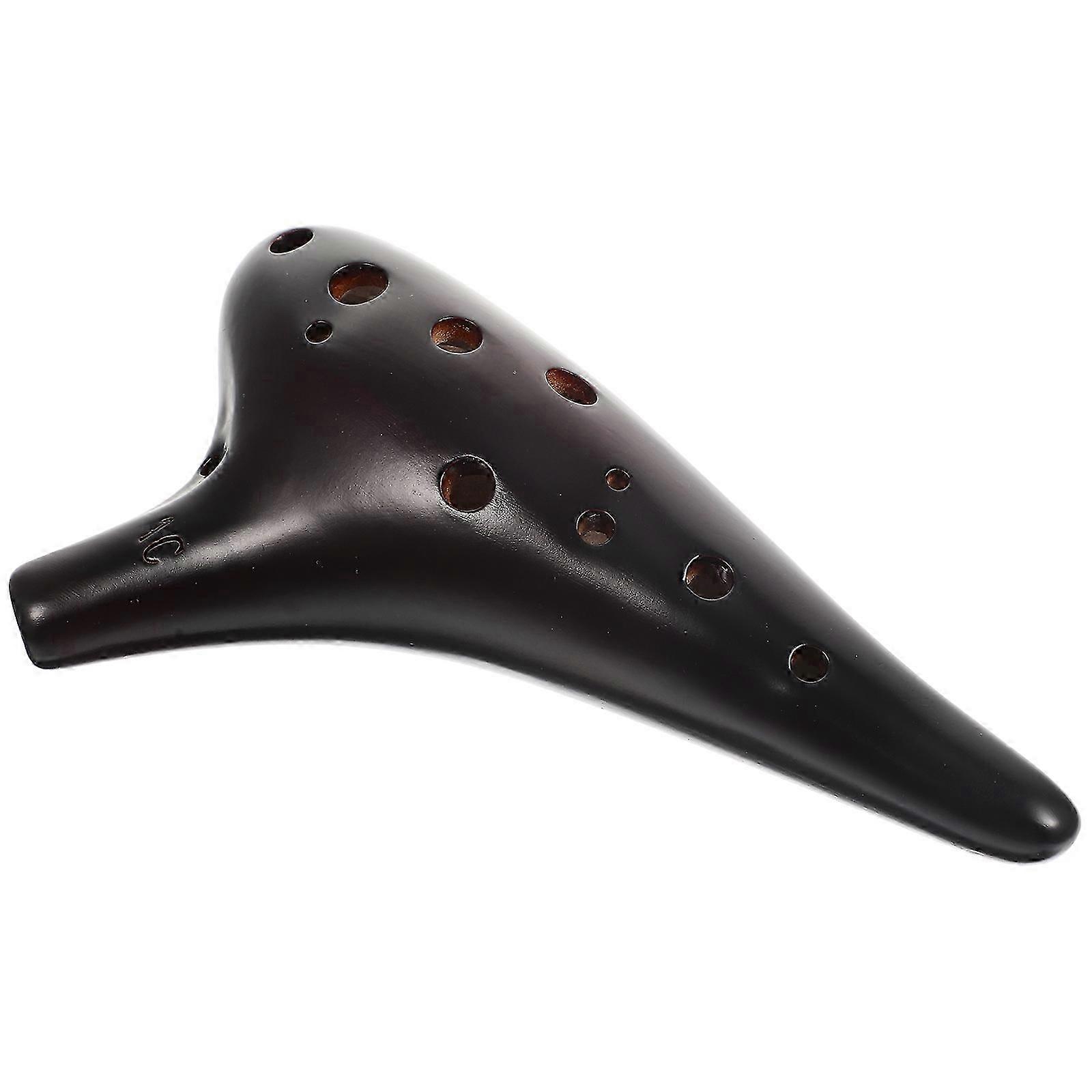 Portable Alto Ocarina 12 Hole for Beginner Practice 2Sets Assorted