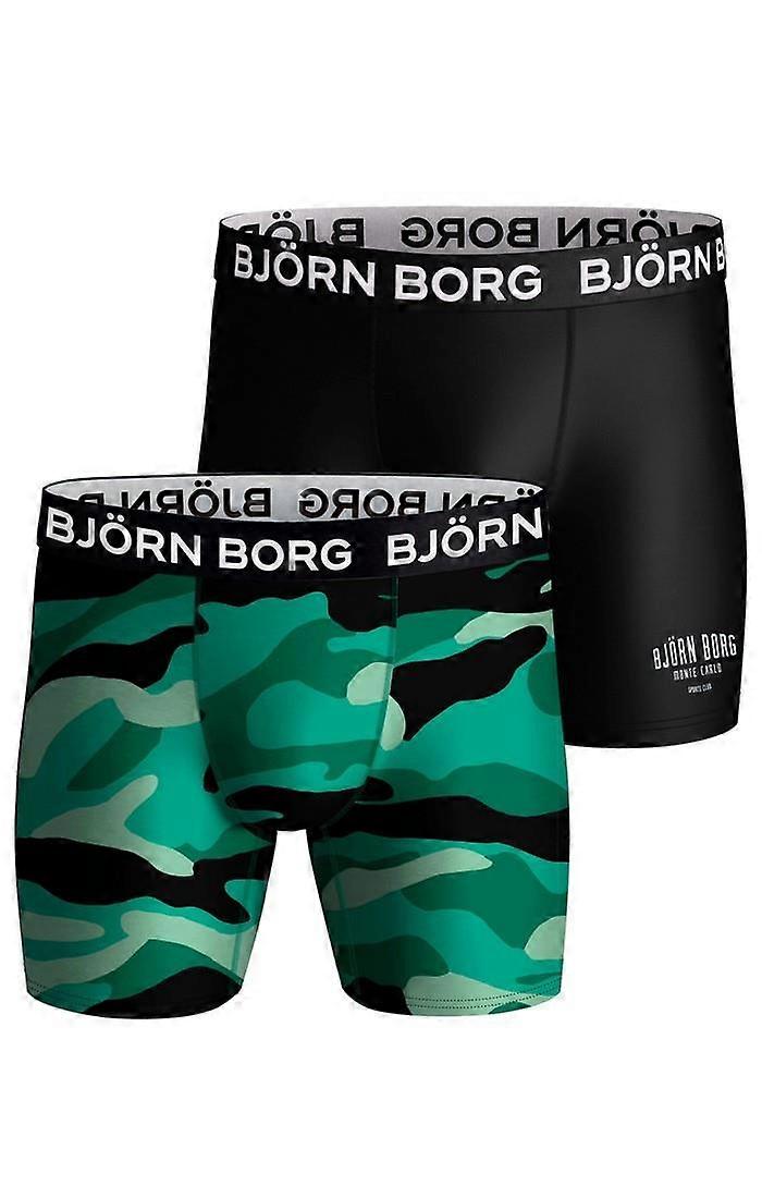 Björn Borg  2 Pack Performance Stretch Boxer Shorts