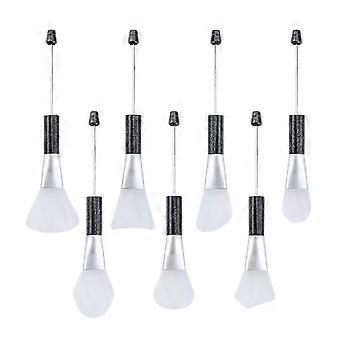 DIY Bead Face Mask Brush - 7 Pcs Silicone Spatula for Skincare Makeup