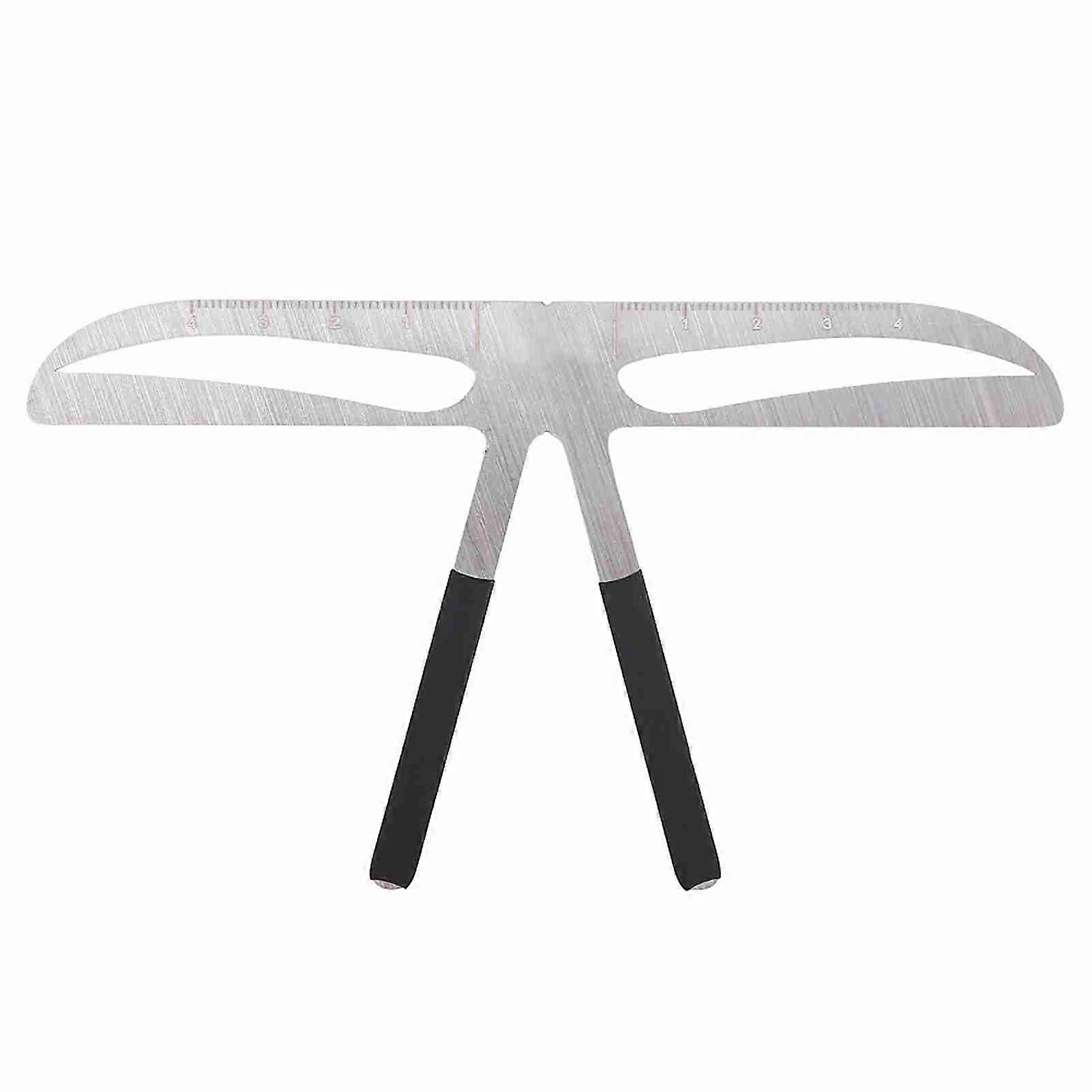 Eyebrow Ruler with Precision Alignment and Multi-Style Template for Perfect Brows