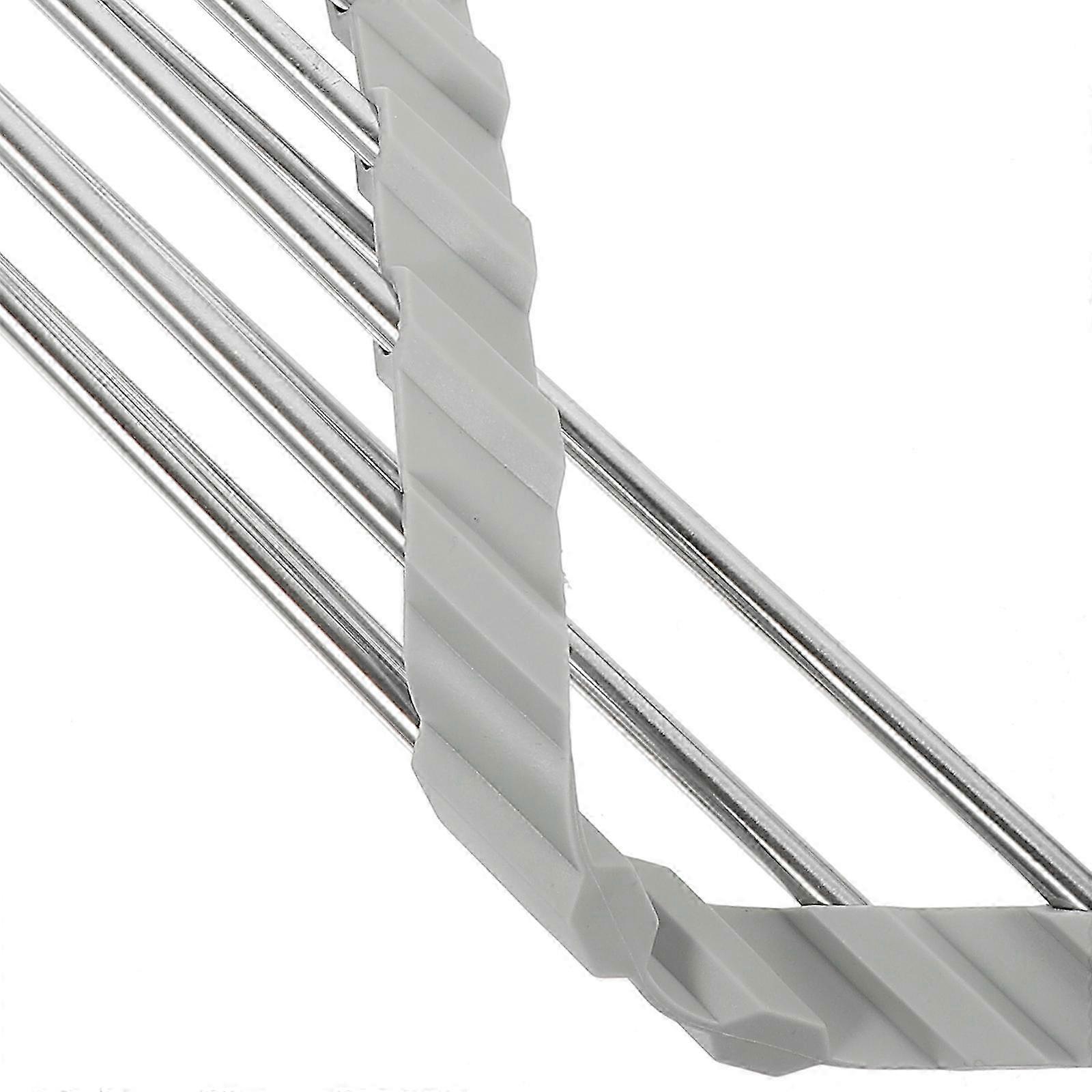 Stainless Steel Sink Drain Rack Foldable Sink Triangular Storage Holder Kitchenware