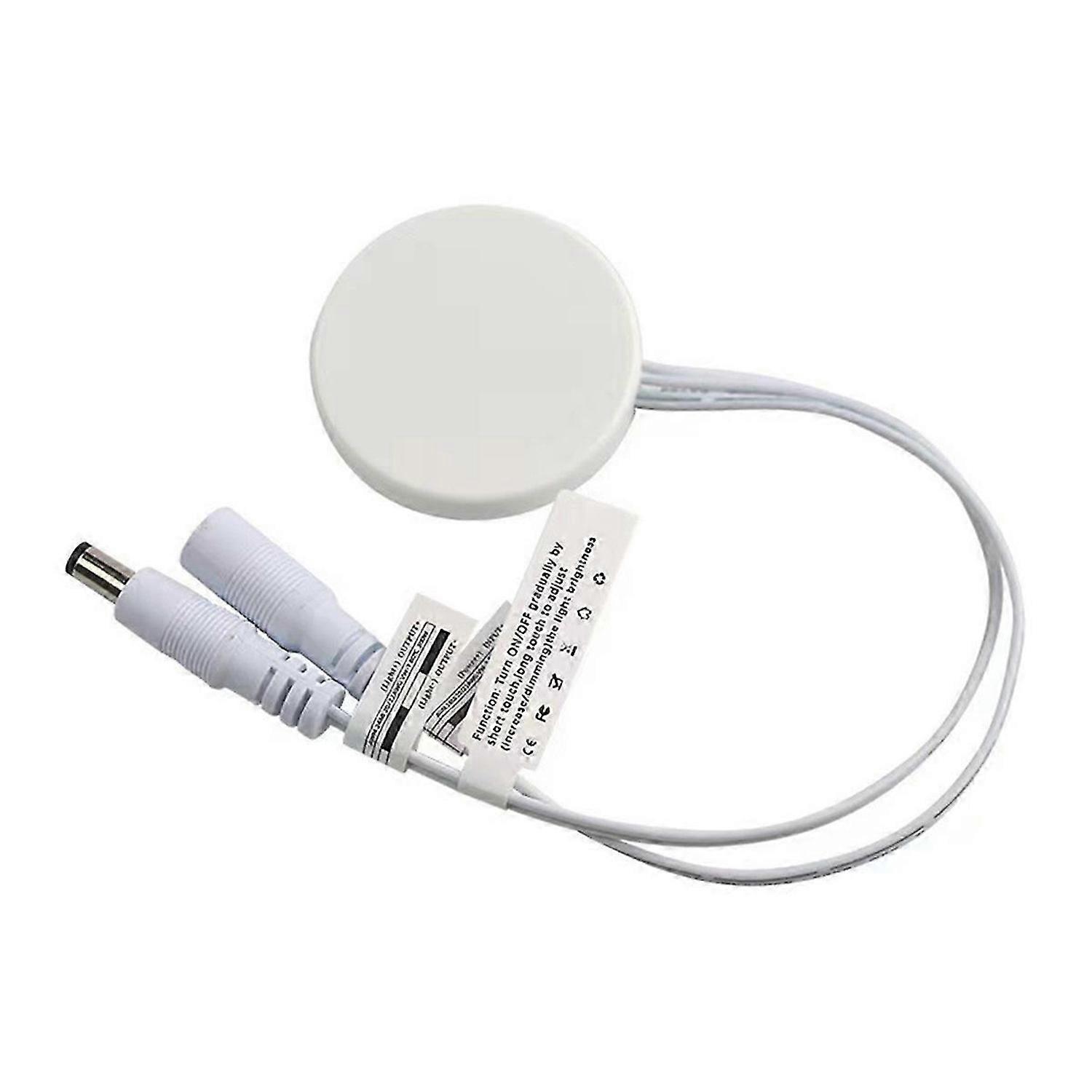 Wood Panel LED Touch Sensor Dimmer Switch Hidden Switch White