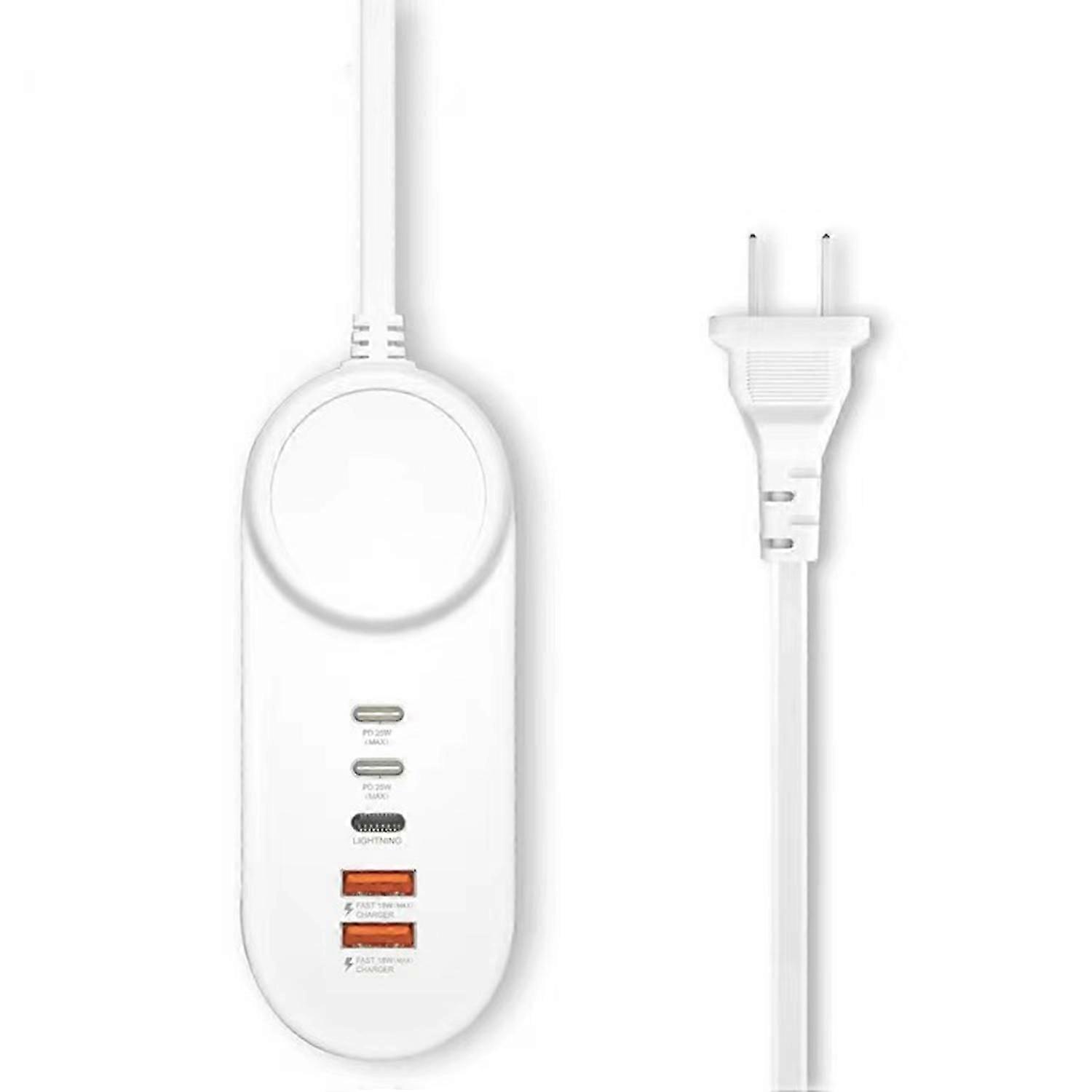 Charging Socket Plug-And-Play Stable Output Dual USB Type-C Interface High-speed Transmission Quick