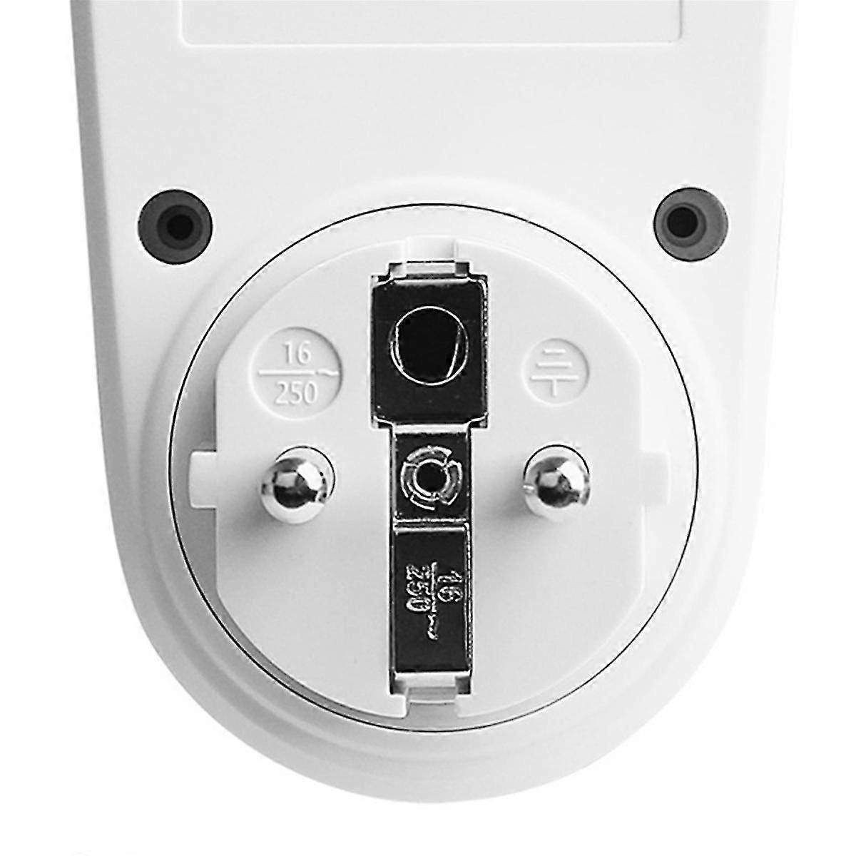 Voltage Protector Socket AC230V Adjustable Power Surge Protector Socket Voltage Safe Refrigerator Protect EU Plug