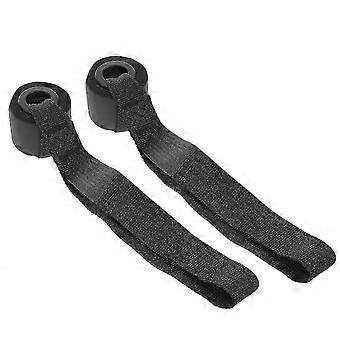 Fitnesstür 2pcs elastische Widerstandsband Trainingsschnalle für Heim- und Fitnessstudio-Workouts, langlebiges druckfestes Design