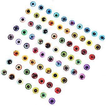 Remendos de vidro para olhos, 100 unidades, para artesanato de decoração de olhos de bonecas.
