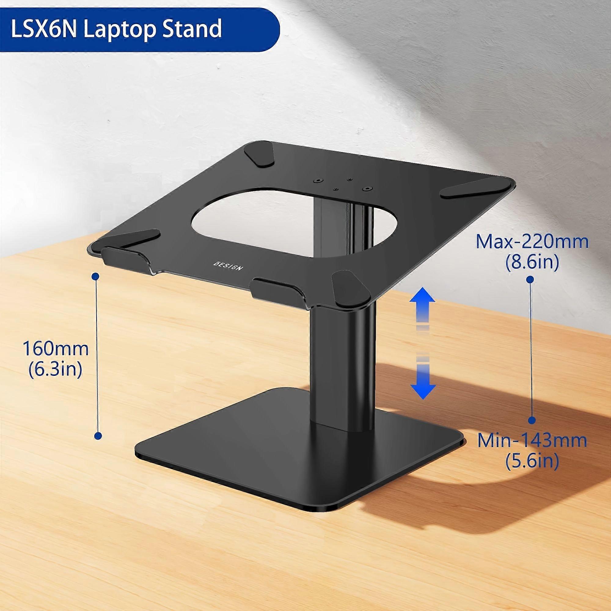 Adjustable Laptop Stand, Ergonomic Notebook Riser Holder, Computer Stand Compatible with 10-15.6" Laptops