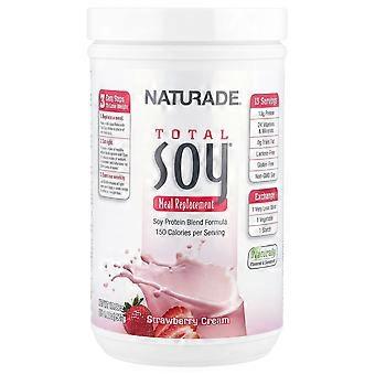 Naturade, Total Soy®, Substituto de Refeição, Creme de Morango, 507 g (1 lb 1,88 oz)