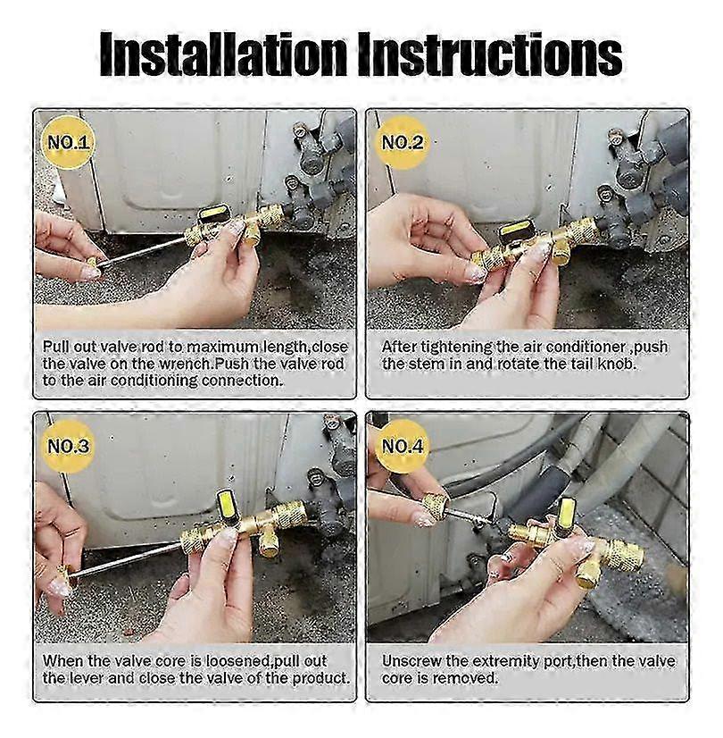 SAE-Compatible Brass Core Remover Tool