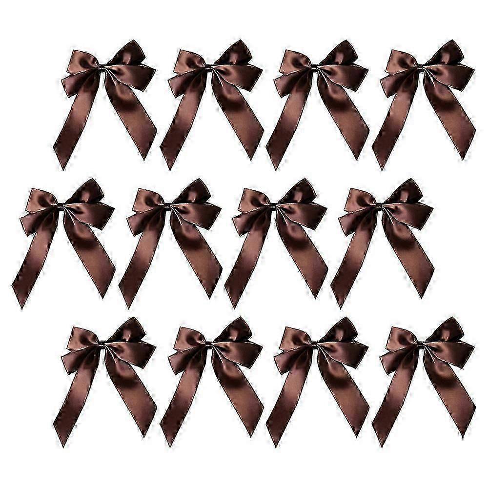 R9 20Pcs Polyester Ribbon Bowknot Gift Wrapping Bow Present Packing Accessory