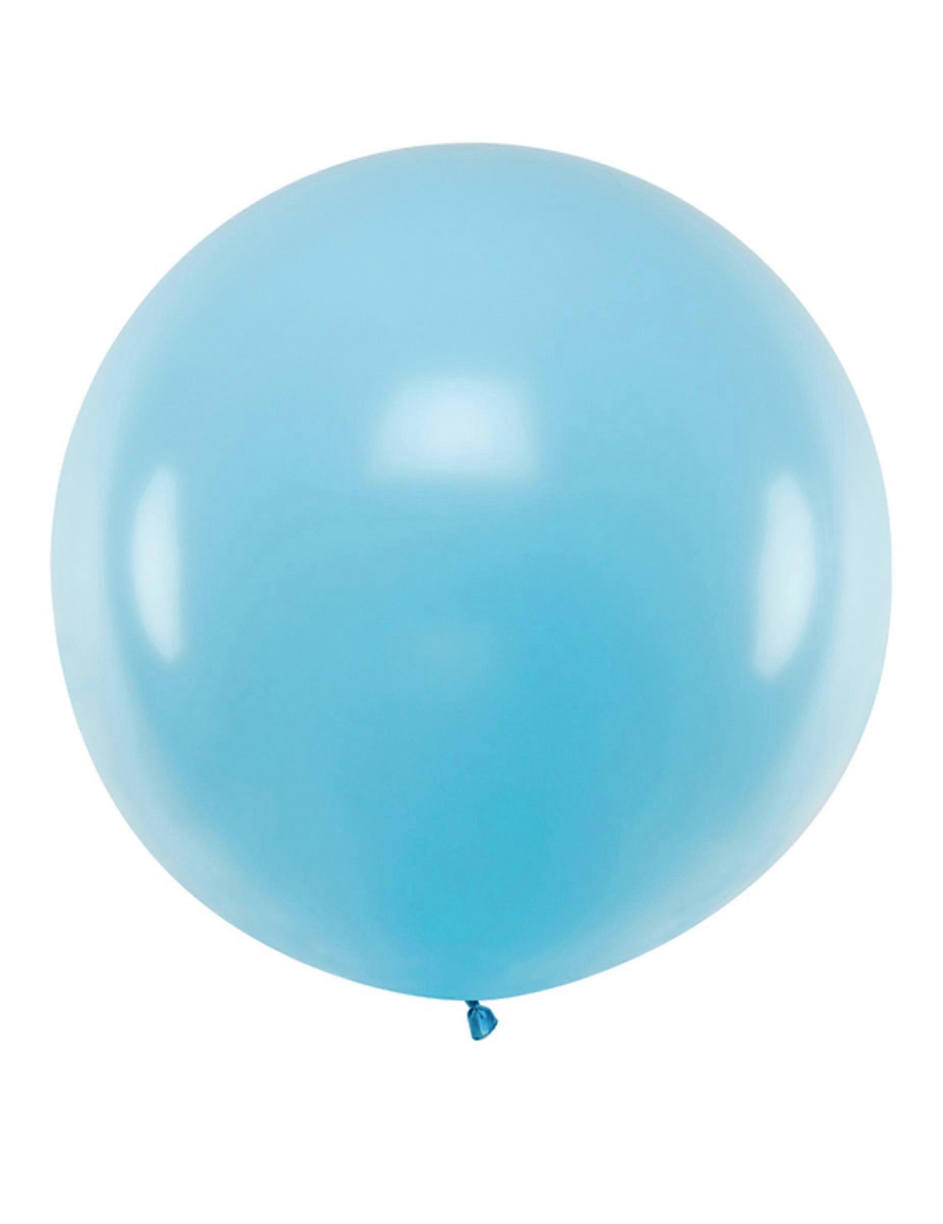 Giant light blue balloon 1 m