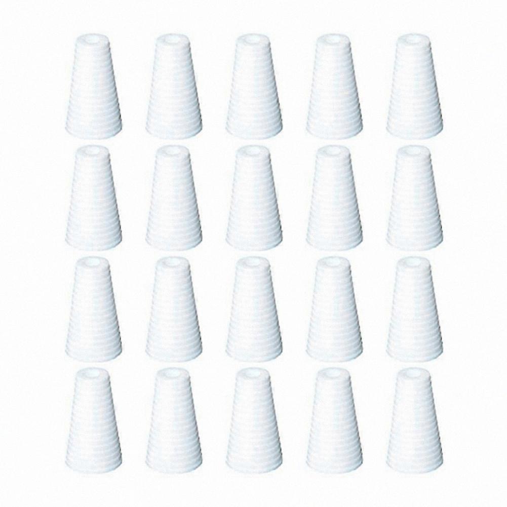 Blind Pull Cord Knobs 20PCS White Downward End Pendants for Window Blinds