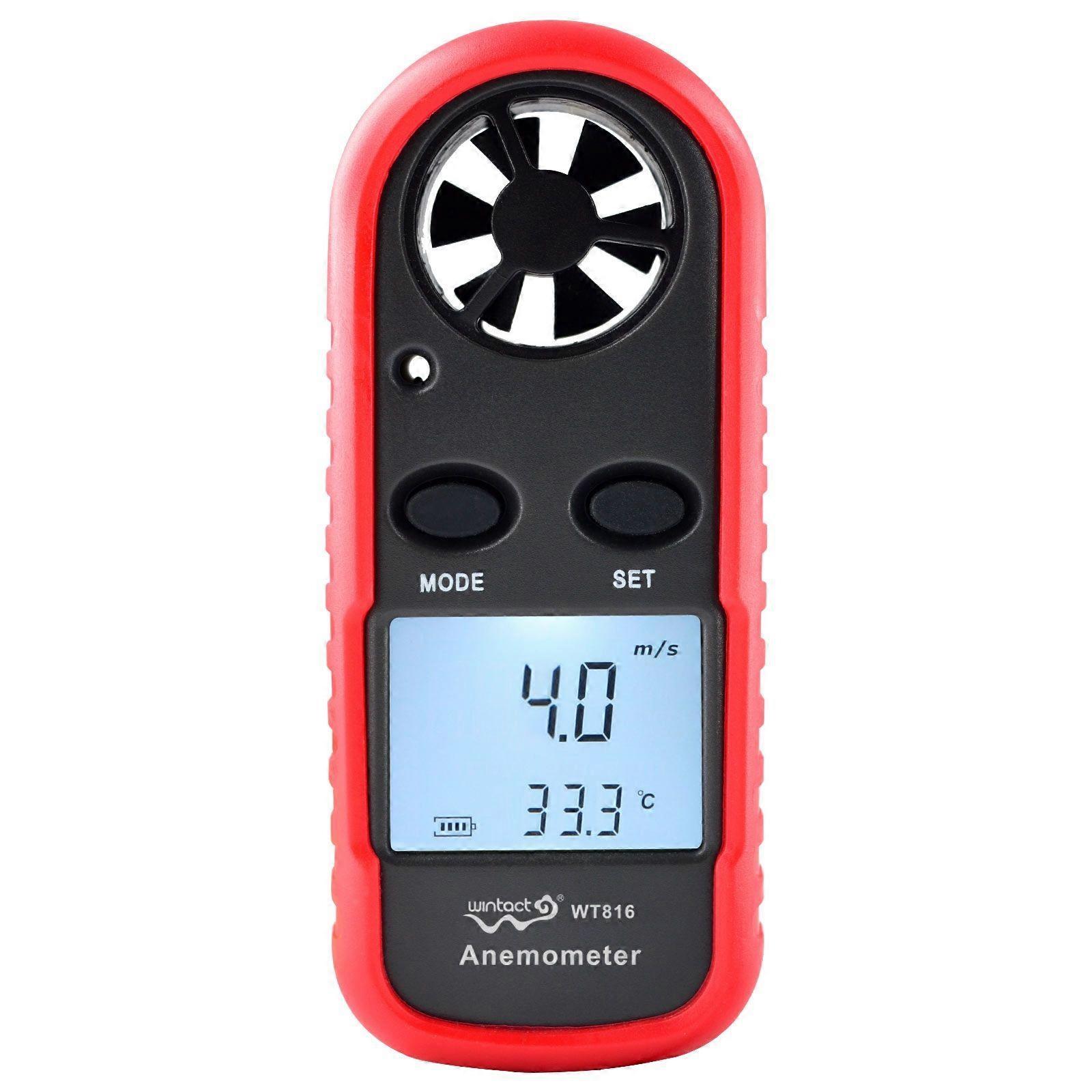 Wintact WT816 Digital Electronic Thermometer Anemometer