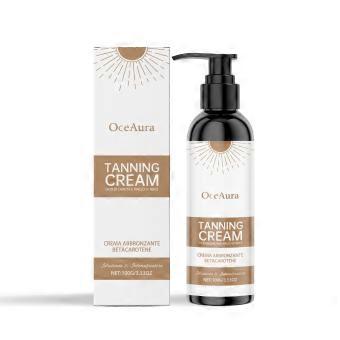 100g/box OceAura Moisturizing Darkening Cream, nourishes and tans, helps maintain a bronze or wheat-colored complexion, sun-free, darkening cream.