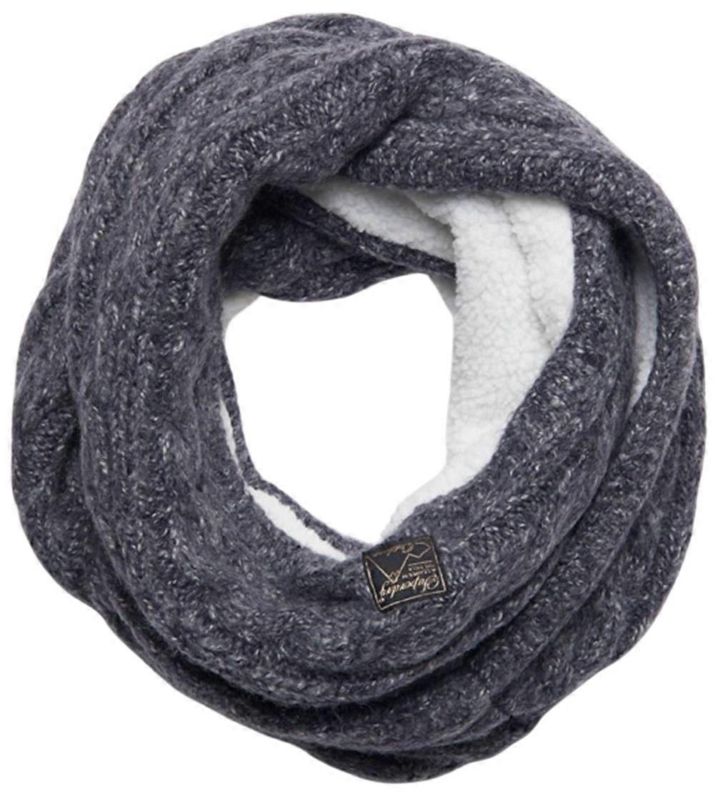 Superdry & Co Tweed Cable Snood - Navy