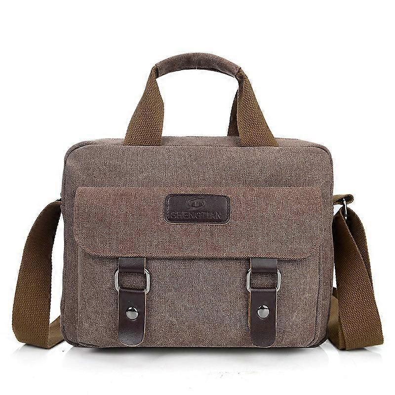 Retro Canvas Briefcase Large Capacity