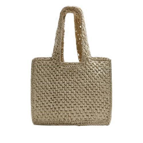 Where's That From Vivid Raffia Tote Bag
