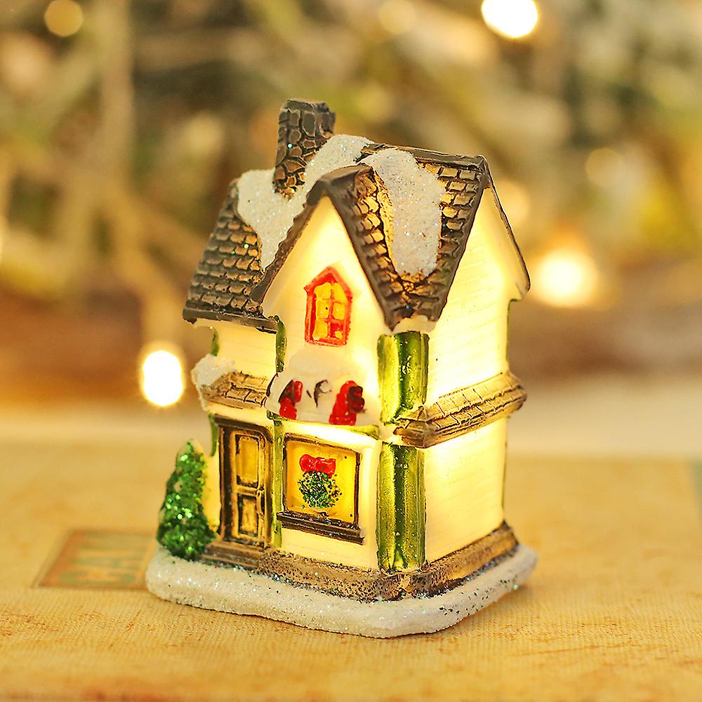 Luminous Christmas Ornaments Resin Sculpture