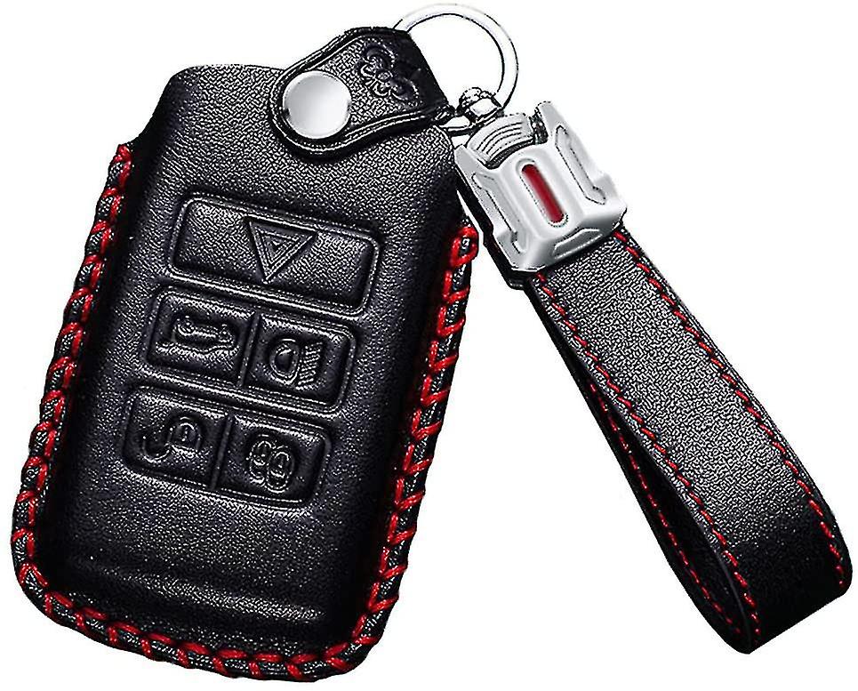 Leather Car Key Shell (a Style, Black)