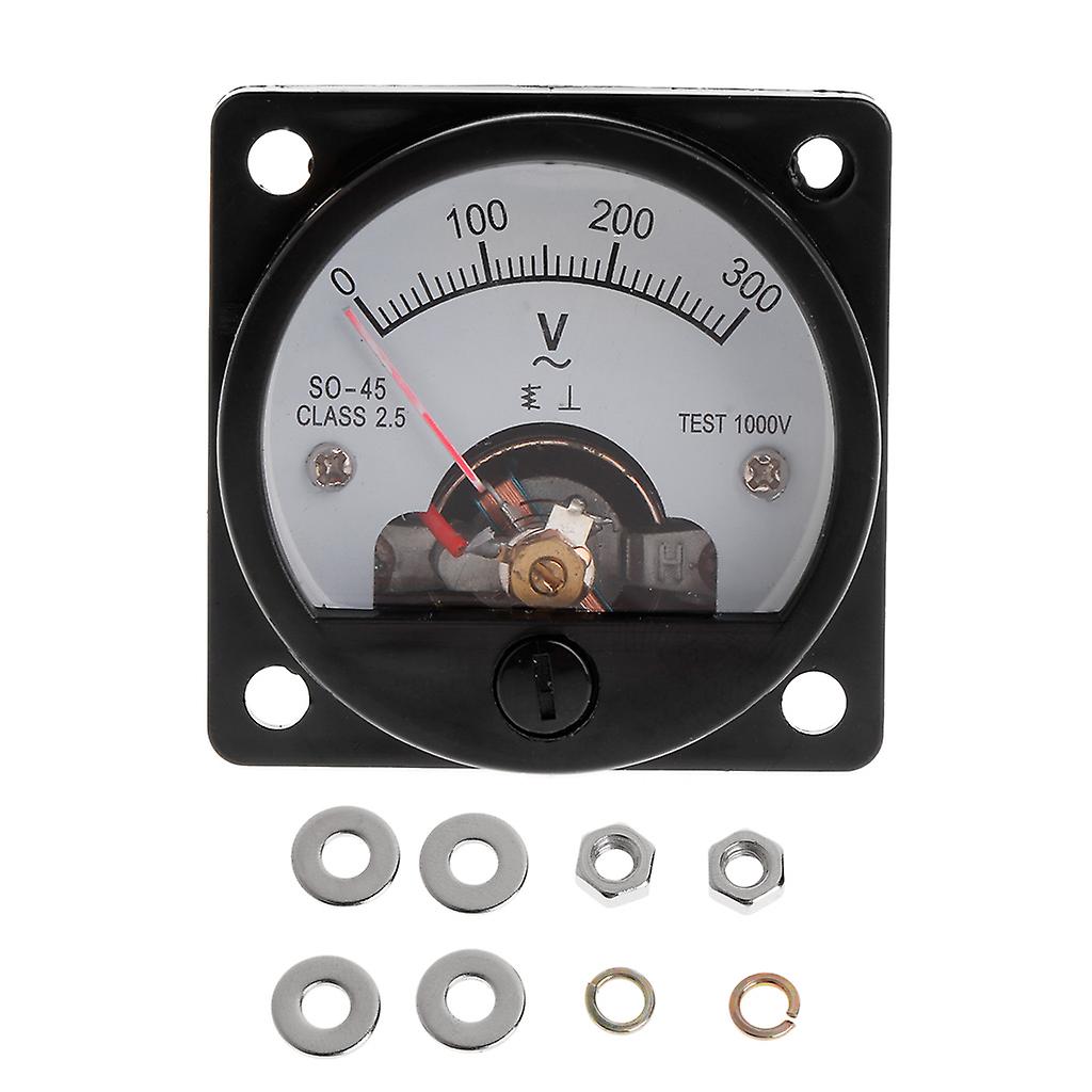 SO-45 Analog Meter Voltmeter 0-300V for Shipping Circuit Testing Equipment