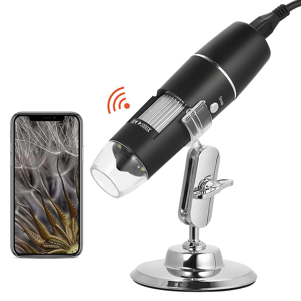 Microscope numérique USB à grossissement 1000x avec loupe sur support