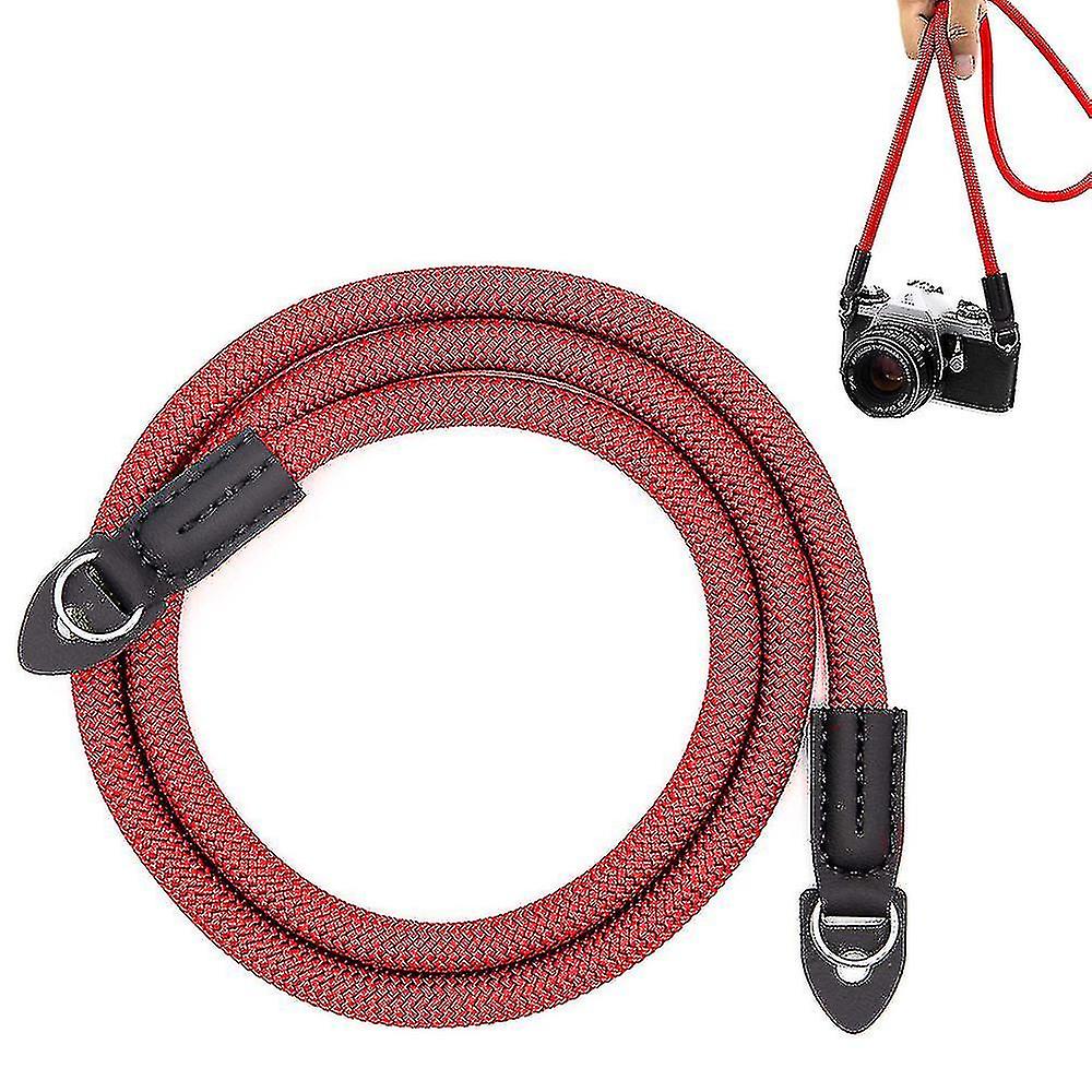 Camera Strap Vintage 105cm Nylon Climbing Rope Camera Neck Shoulder Strap For Micro Single And Dslr Camera
