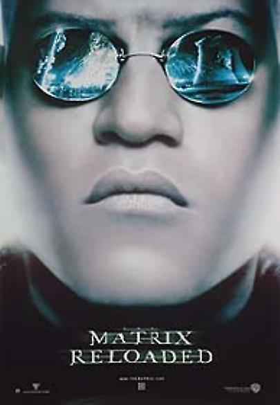 The Matrix Reloaded (Advance Reprint Morpheus Head) Reprint Poster