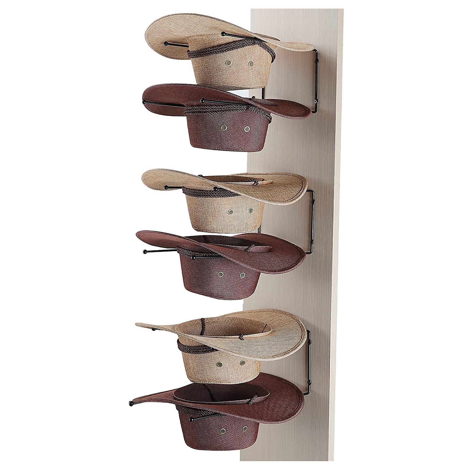 6 Pieces Cowboy Hat Holder Diy Hat Storage Organizer