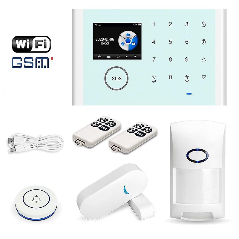 CS118 WIFI+GSM Smart Voice Alarm System Package 1 multicolour