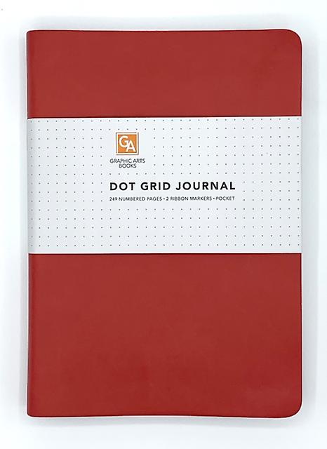 Dot Grid Journal - Ruby by Graphic Arts Books Paperback
