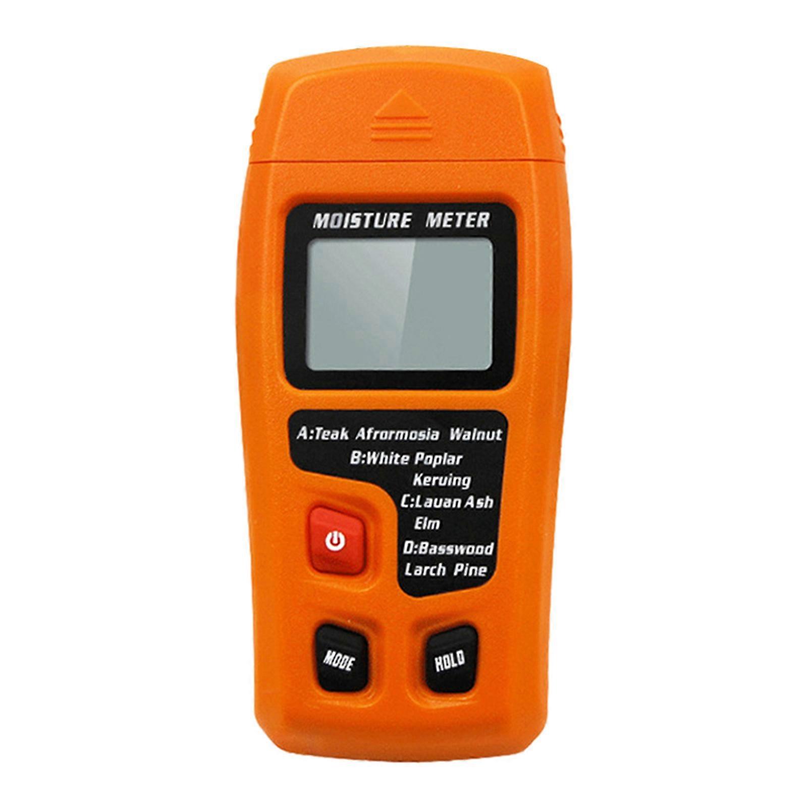Handheld Wood Moisture Tester Portable Water Content Humidity Detector for Paper Wood Building Material