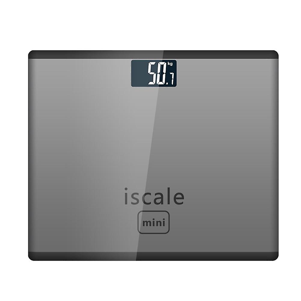 Mini Electronic Digital Weight Scale Tempered Glass LED Display Body Fat Scale