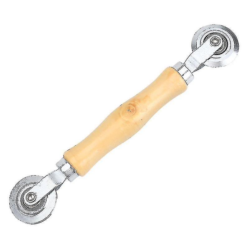 Spline Repair Roller,hand Screen Rolling Tool With Wood Handle,double End Spline Roller Tools,screen Retainer Spline For Installing Door Screens