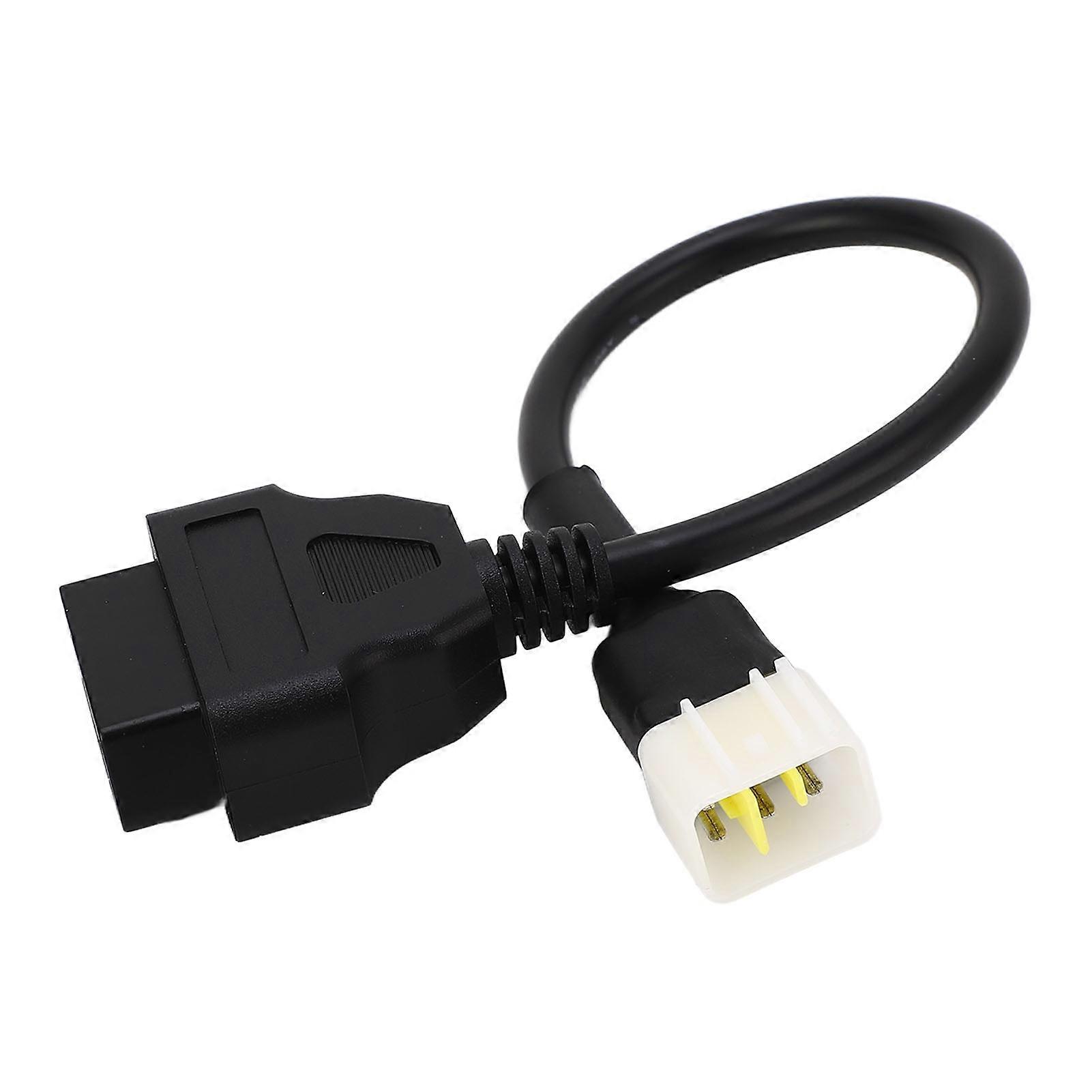 OBD2 Diagnostic Cable 6pin to 16pin OBD Code Reader Scanner Adapter Connection Cable Replacement for BENELLI TNT 135 25 300 for DELPHI 