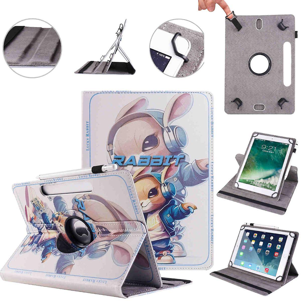 For Apple iPad 10.9 10th Gen 2022 360 Degree Uni Motif 10 Tablet Case