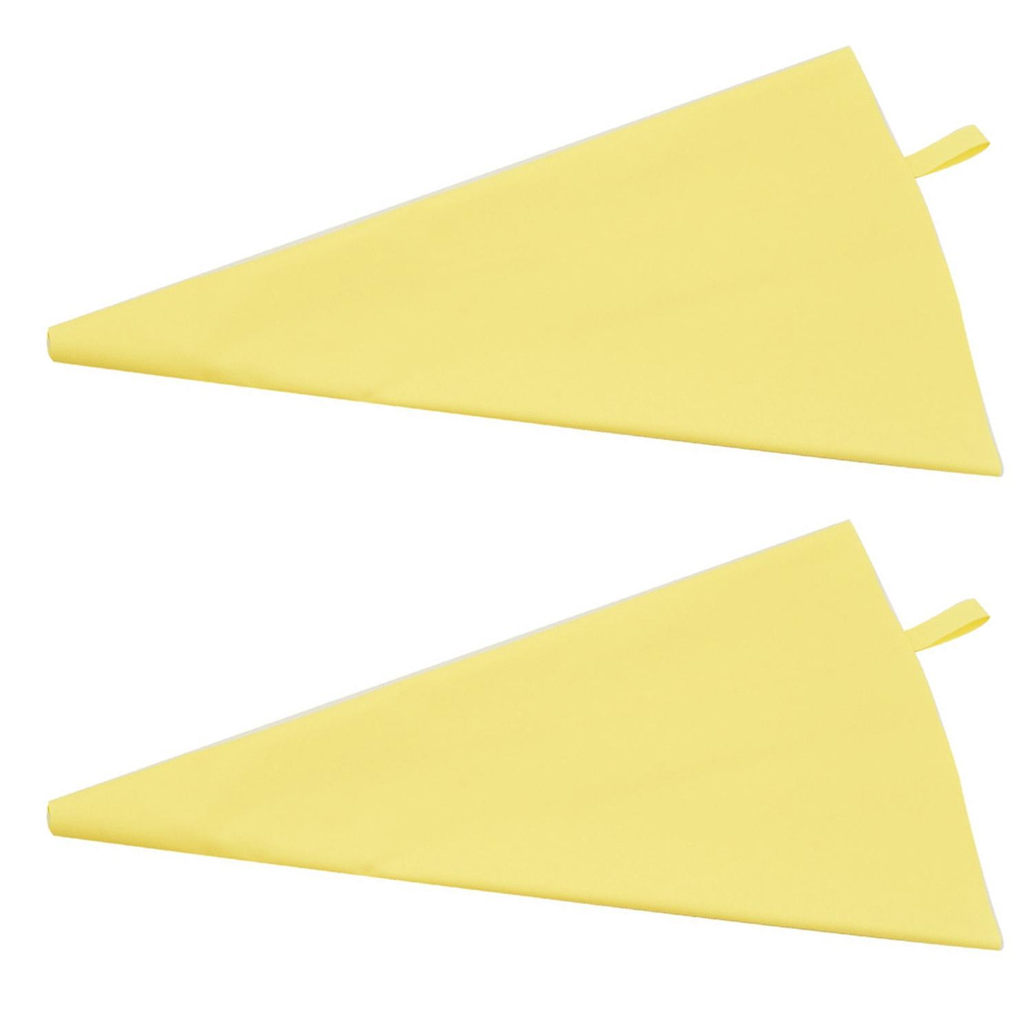 2Pcs Icing Piping Pastry Bags Smooth Interior Easy Squeeze Reusable Cream Bag Cupcake Decorating s