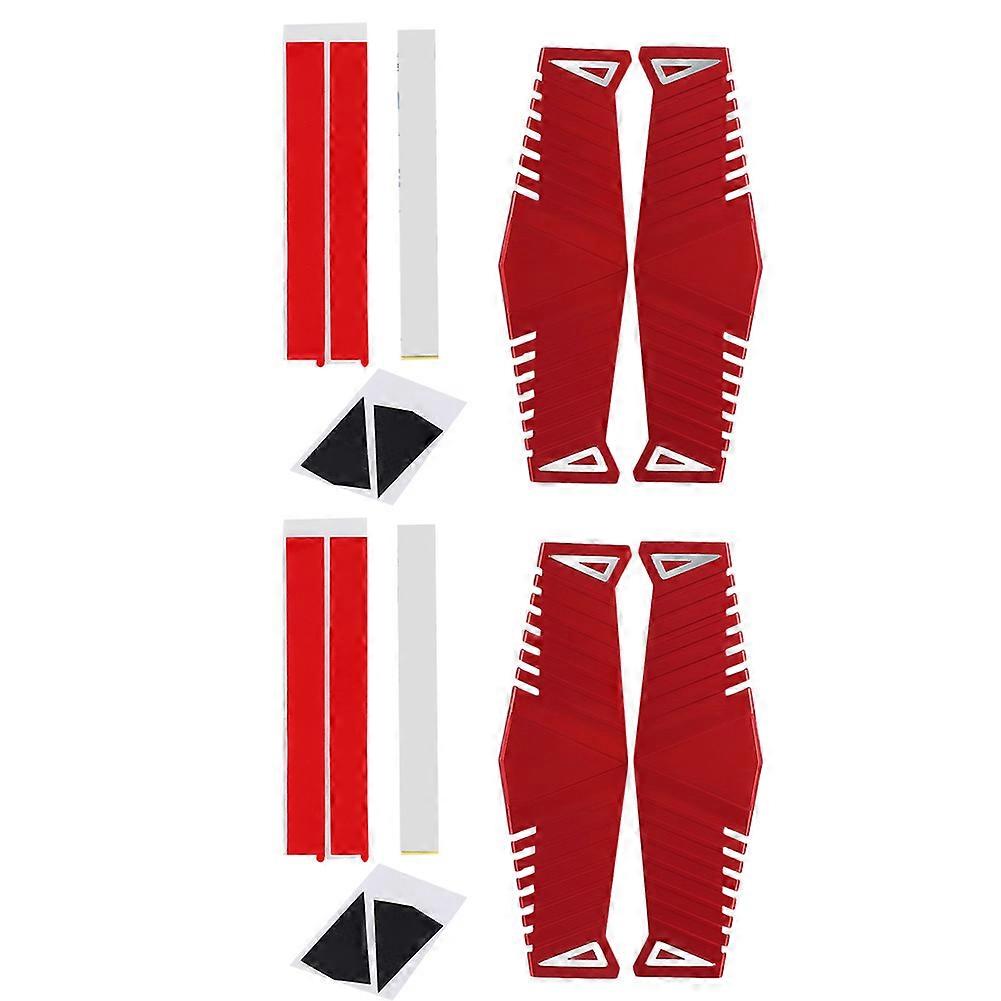 2 Set Aluminum Heat Sink Desktop Memory Bank Cooling Vest for DDR DDR2 DDR3 DDR4 RAM Module Cooler Efficient Heat Dissipation