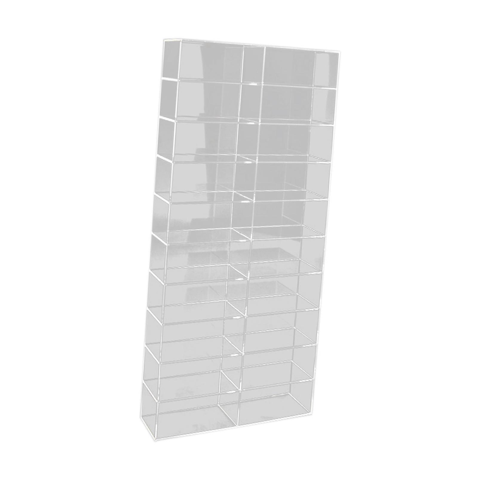 Vitrine mit LED-Beleuchtung für Modellautos im Maßstab 1:43, 1:64 weiß