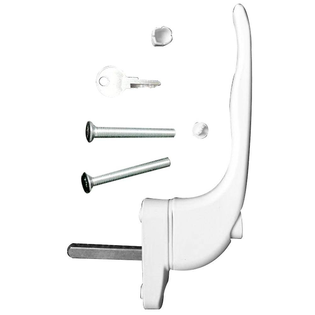 Universal Window Handle Set Aluminum Alloy Cranked Double Glazing Locking Replacement Door Handles