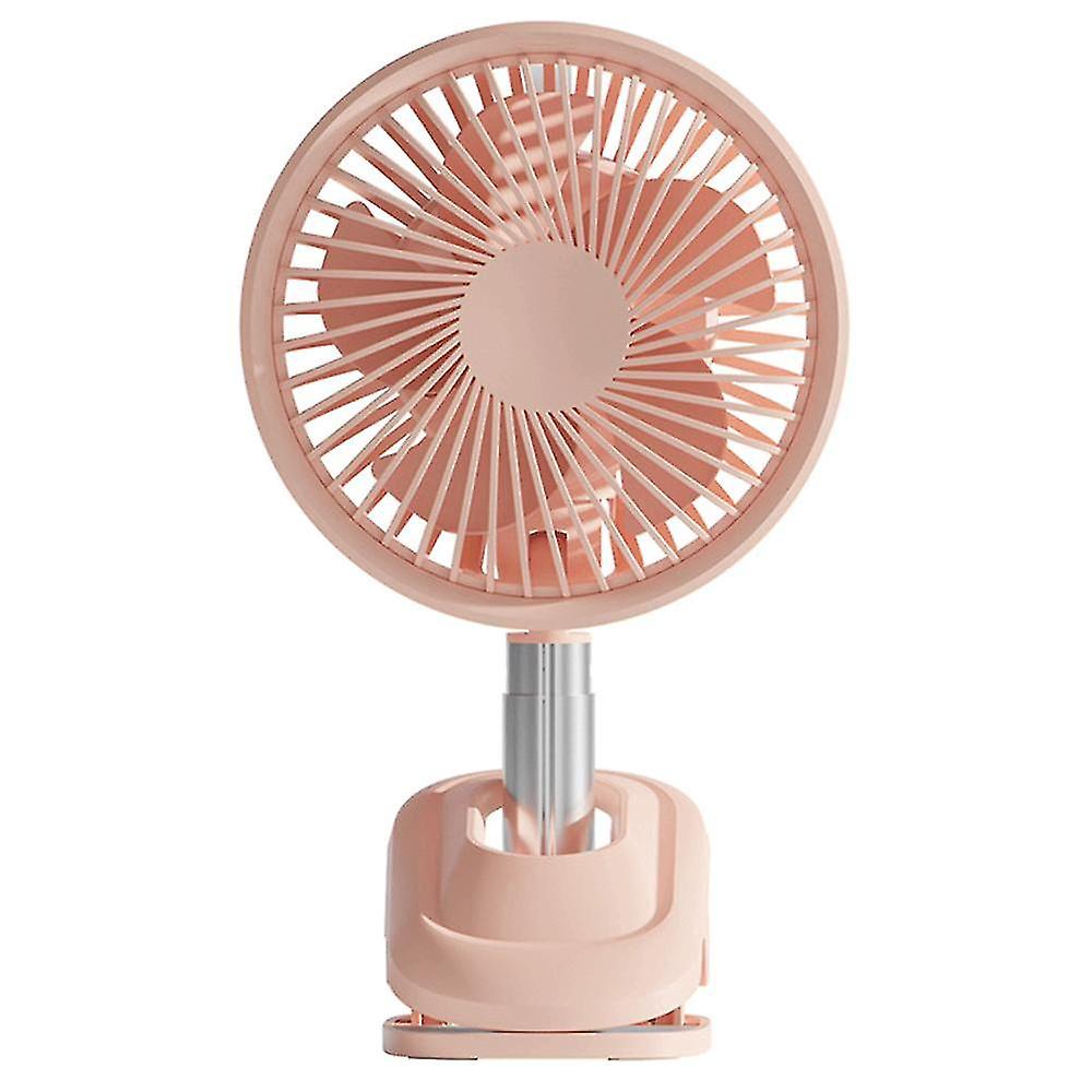 New Desktop Clip Shake Head Fan: Charging Portable Stroller Dormitory Bedside Wall-Mounted Fan