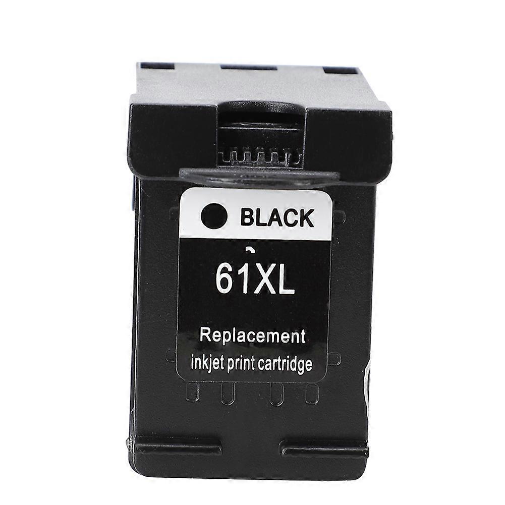 Black Refillable Ink Cartridge: Compatible with HP 61 XL Officejet and Deskjet Printers
