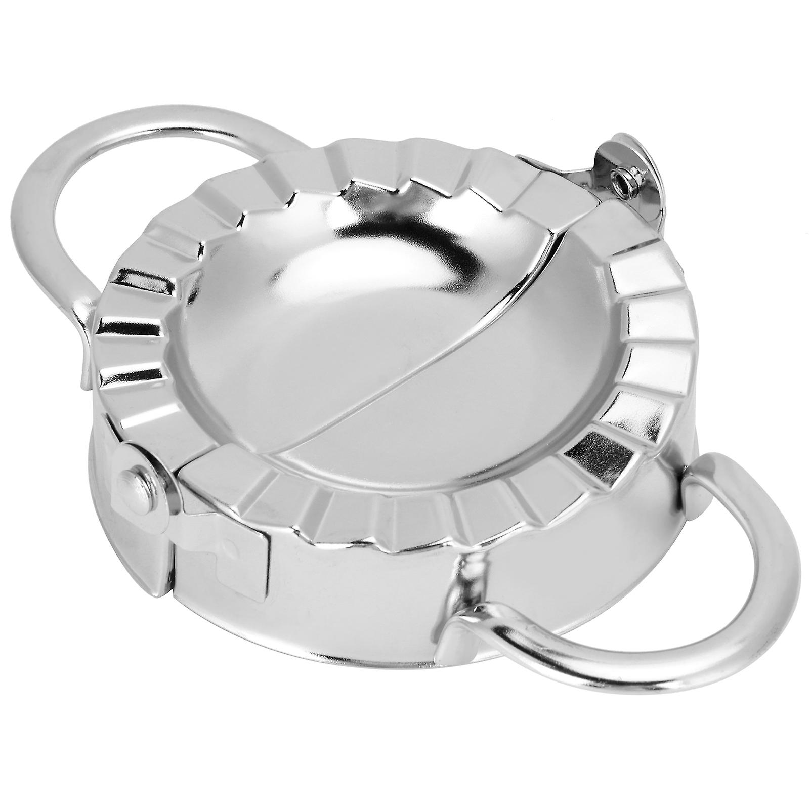 304 Stainless Steel Dumpling Maker and Wrapper Cutter - Versatile Pie, Ravioli, and Fold Mould Tools for Effortless Homemade Dumplings(S)