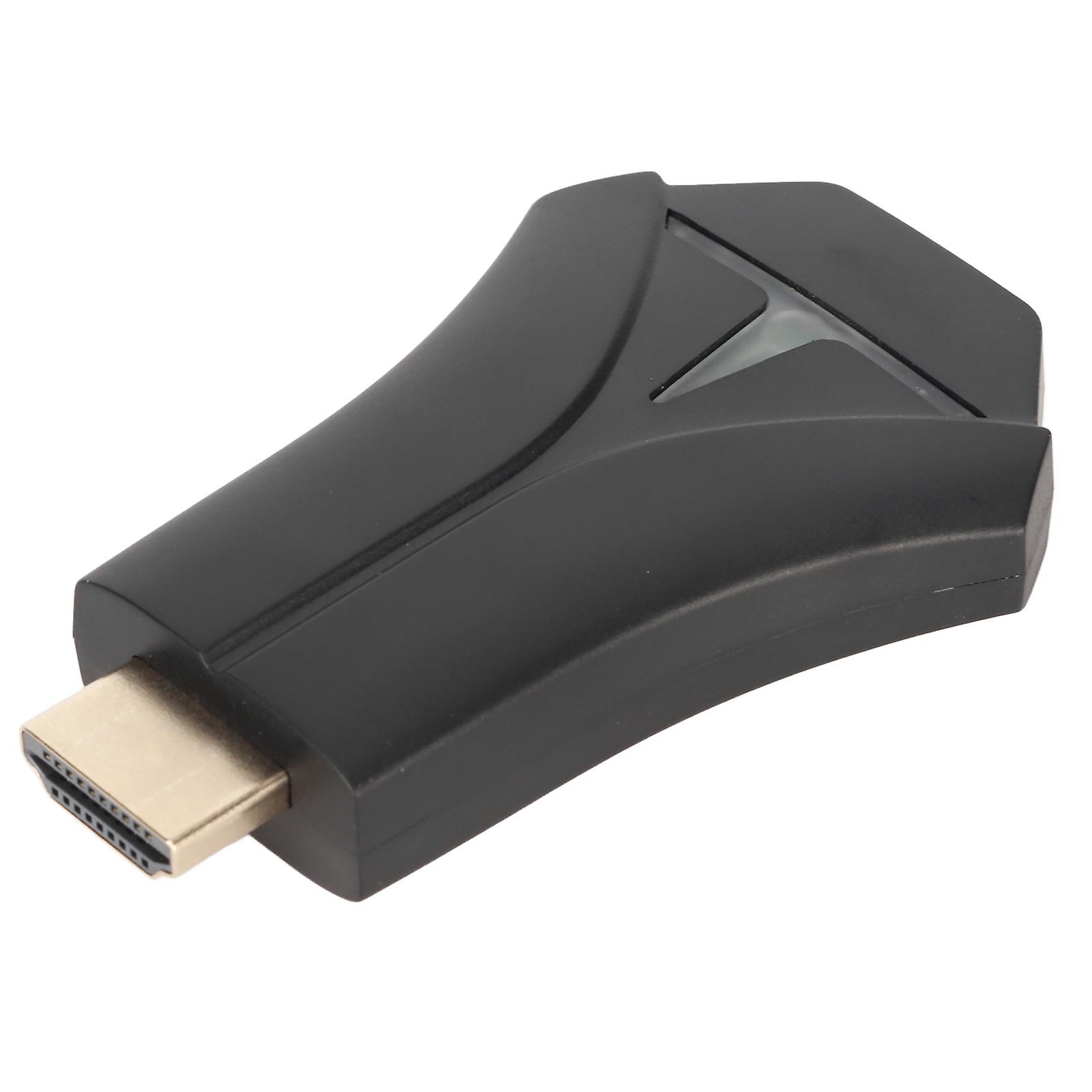 Wireless Display Adapter 1080P HD WiFi Screen Mirroring 8x4x1cm Black