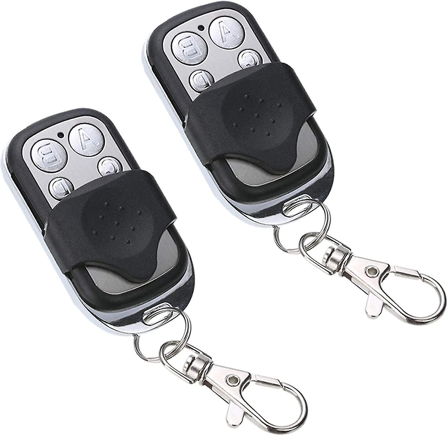 Universal Remote Control [2 Pieces], 433 Mhz Universal Door Remote Control For Automatic Garage Doors